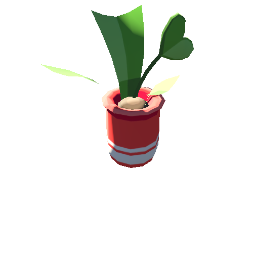 housepack_flowerVase_3 Red